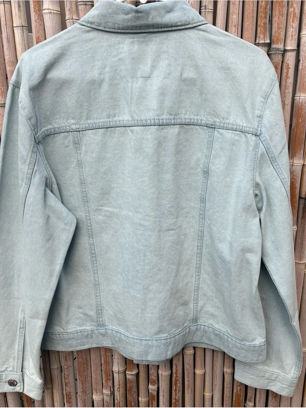 True Religion Men’s Light Wash Denim Jacket - Pale Blue